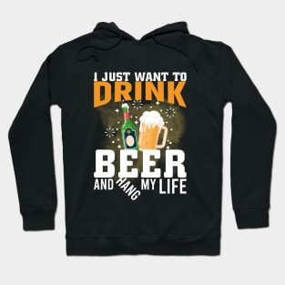 I Just Want To Drink T-Shirts Hoodie